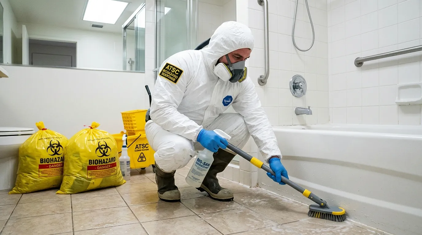 Decontamination equipment deployed for Blood Cleanup in Beloit